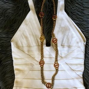 HERVE LEGER BANDAGE DRESS XS